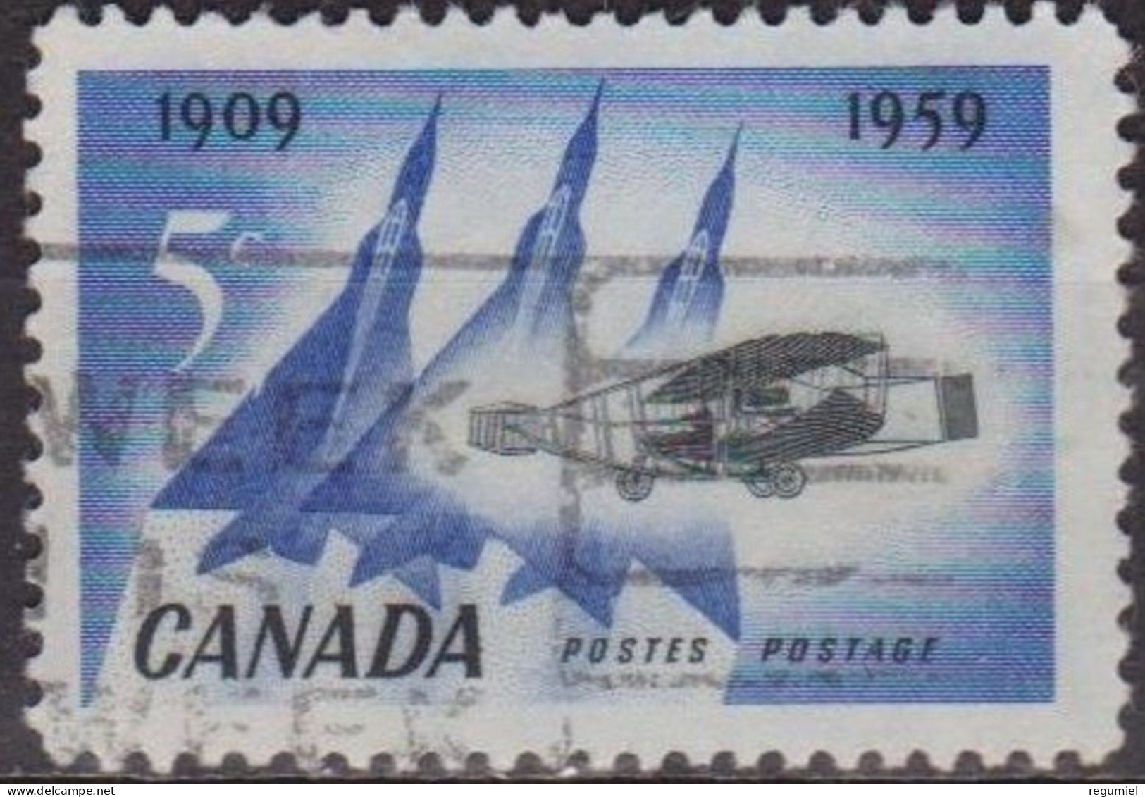 Canada U  310 (o) Usado. 1959 - Oblitérés