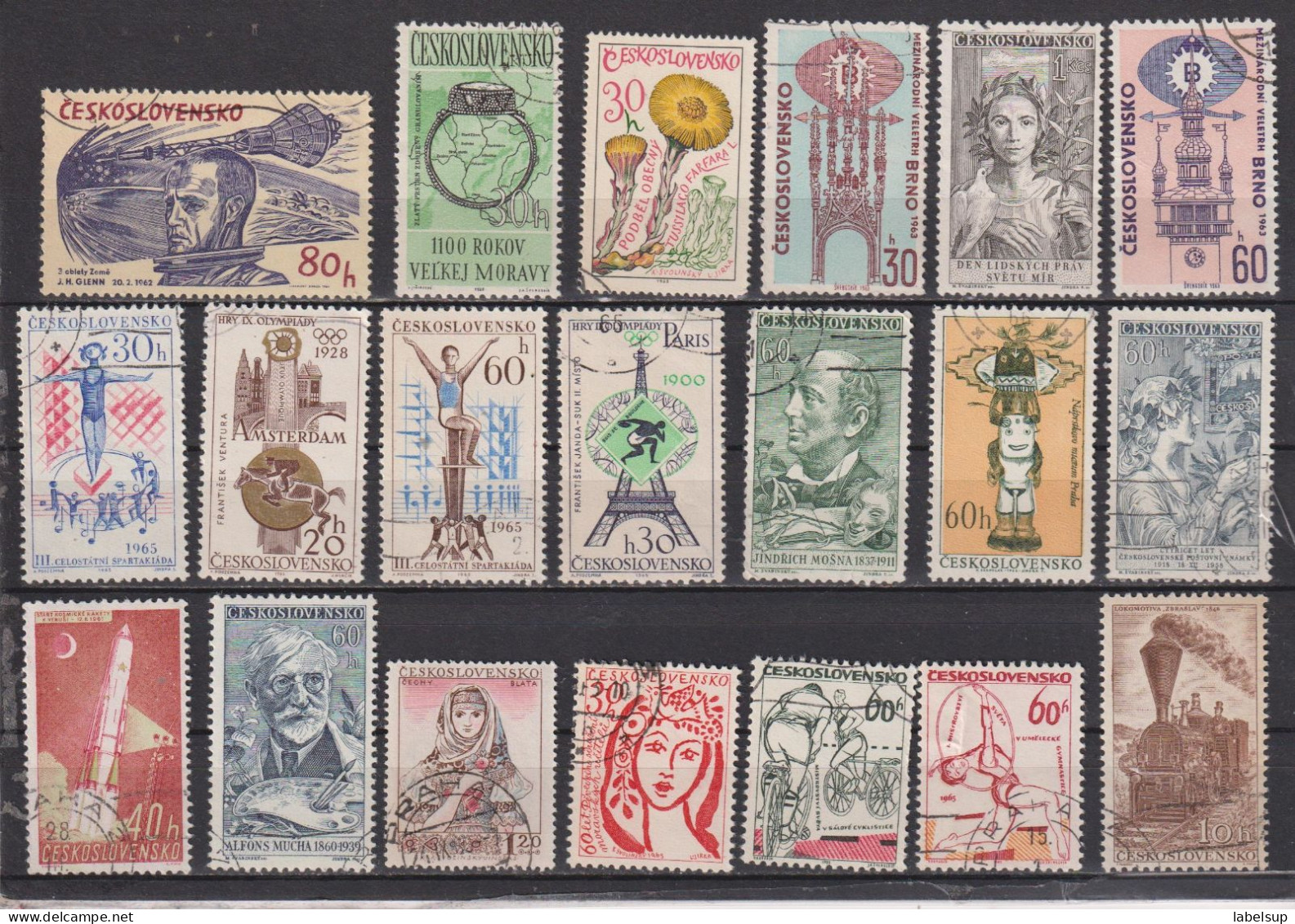 Timbres Oblitérés De Tchecoslovaquie D'années Diverses - Collections, Lots & Séries