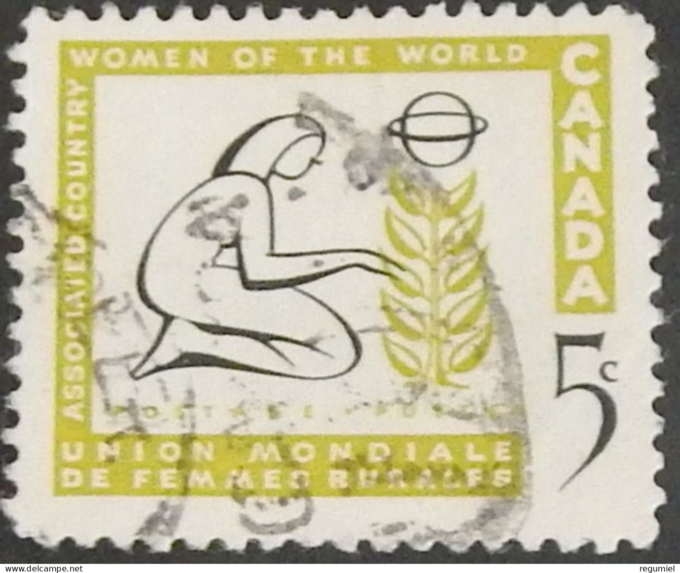 Canada U  312 (o) Usado. 1959 - Gebraucht