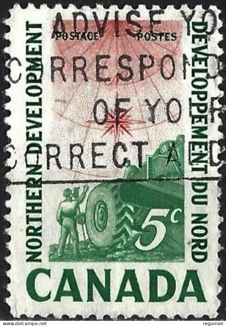 Canada U  318 (o) Usado. 1961 - Usados