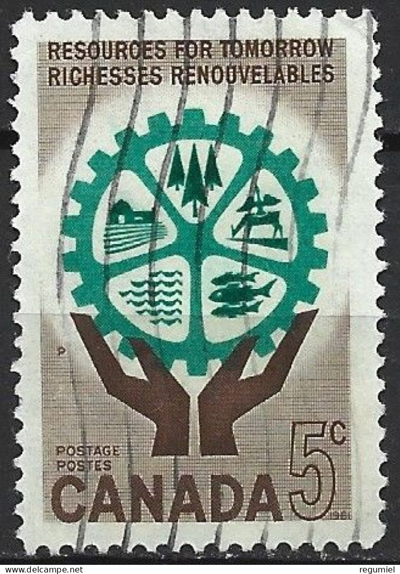 Canada U  322 (o) Usado. 1961 - Gebruikt