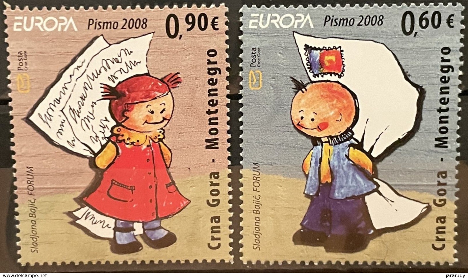 MONTENEGRO EUROPA CEPT 2008 Yv 236/7 MNH - 2008