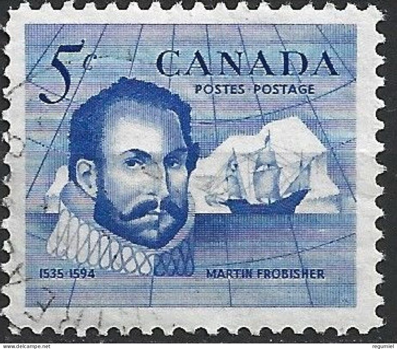 Canada U  335 (o) Usado. 1963 - Usati