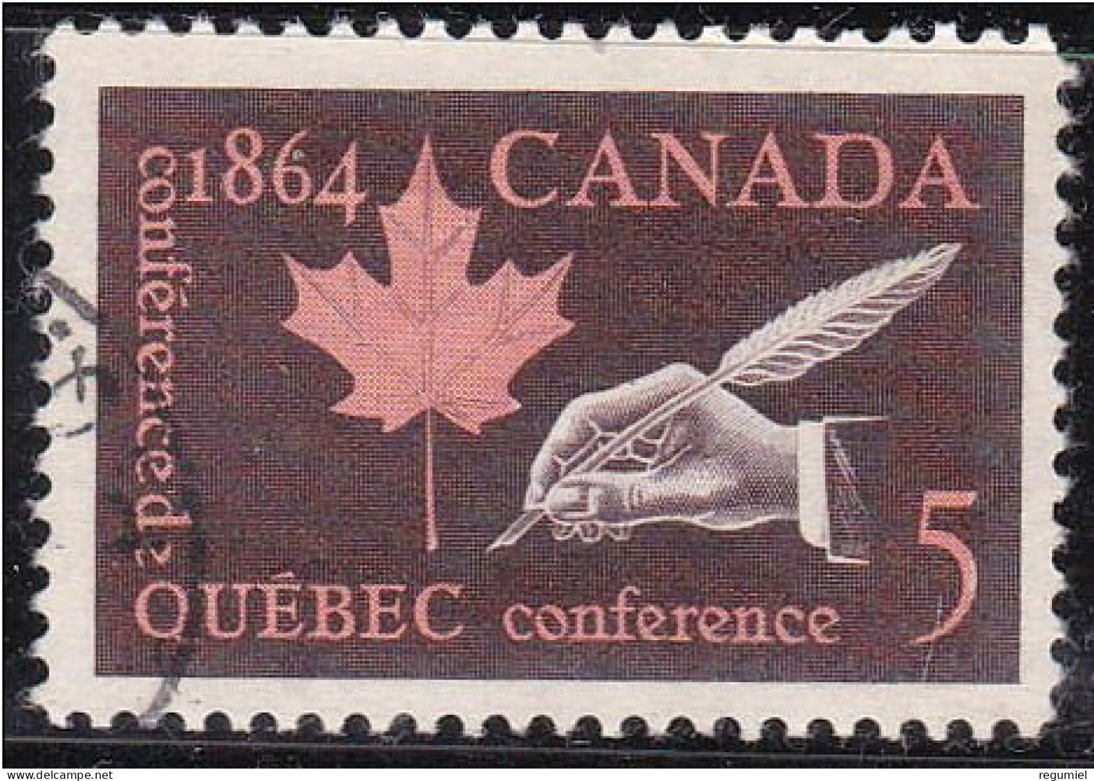 Canada U  357 (o) Usado. 1964 - Oblitérés