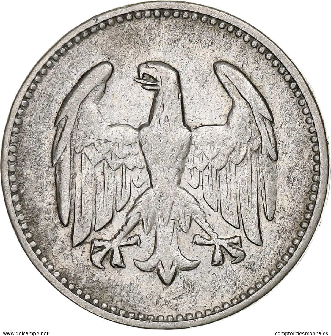 Allemagne, République De Weimar, Mark, 1924, Karlsruhe, Argent, TB+, KM:42 - 1 Marco & 1 Reichsmark