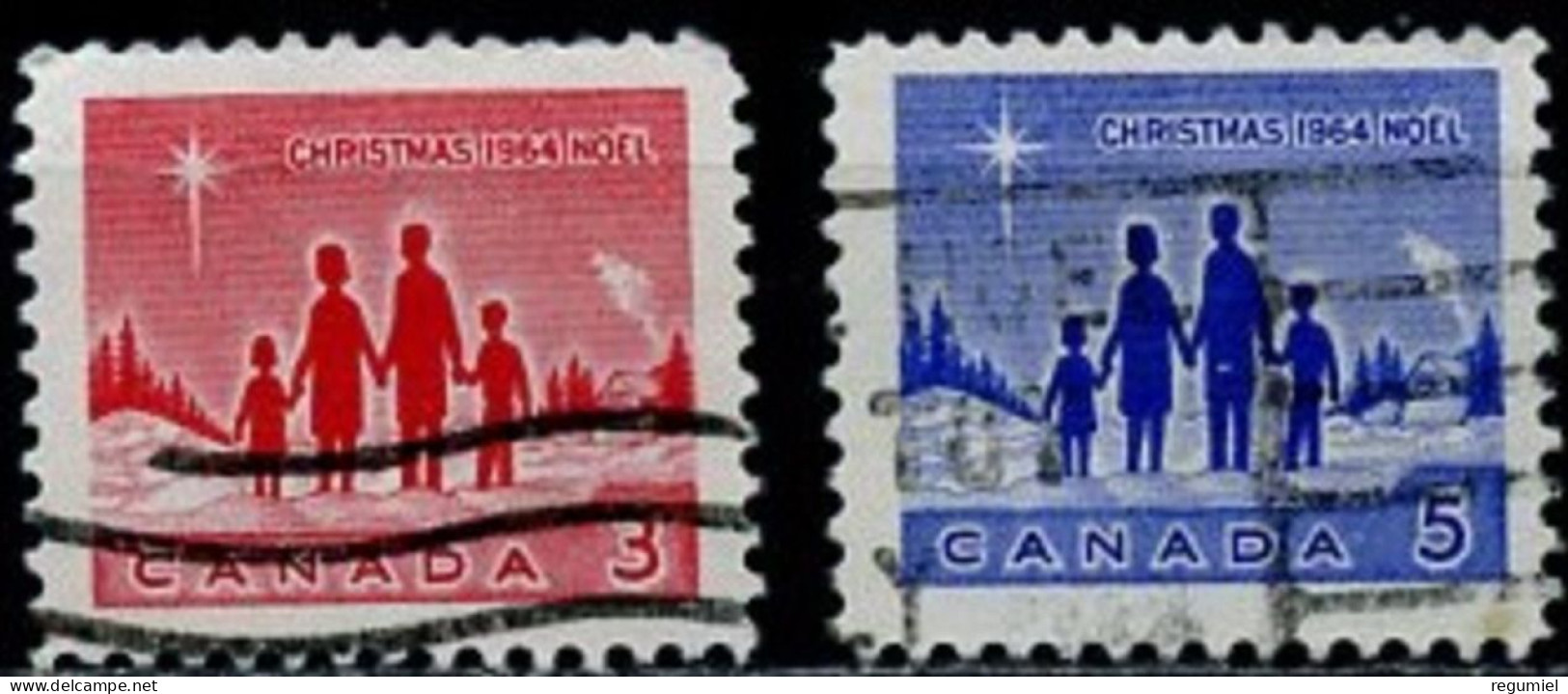 Canada U  359/360 (o) Usado. 1964 - Oblitérés