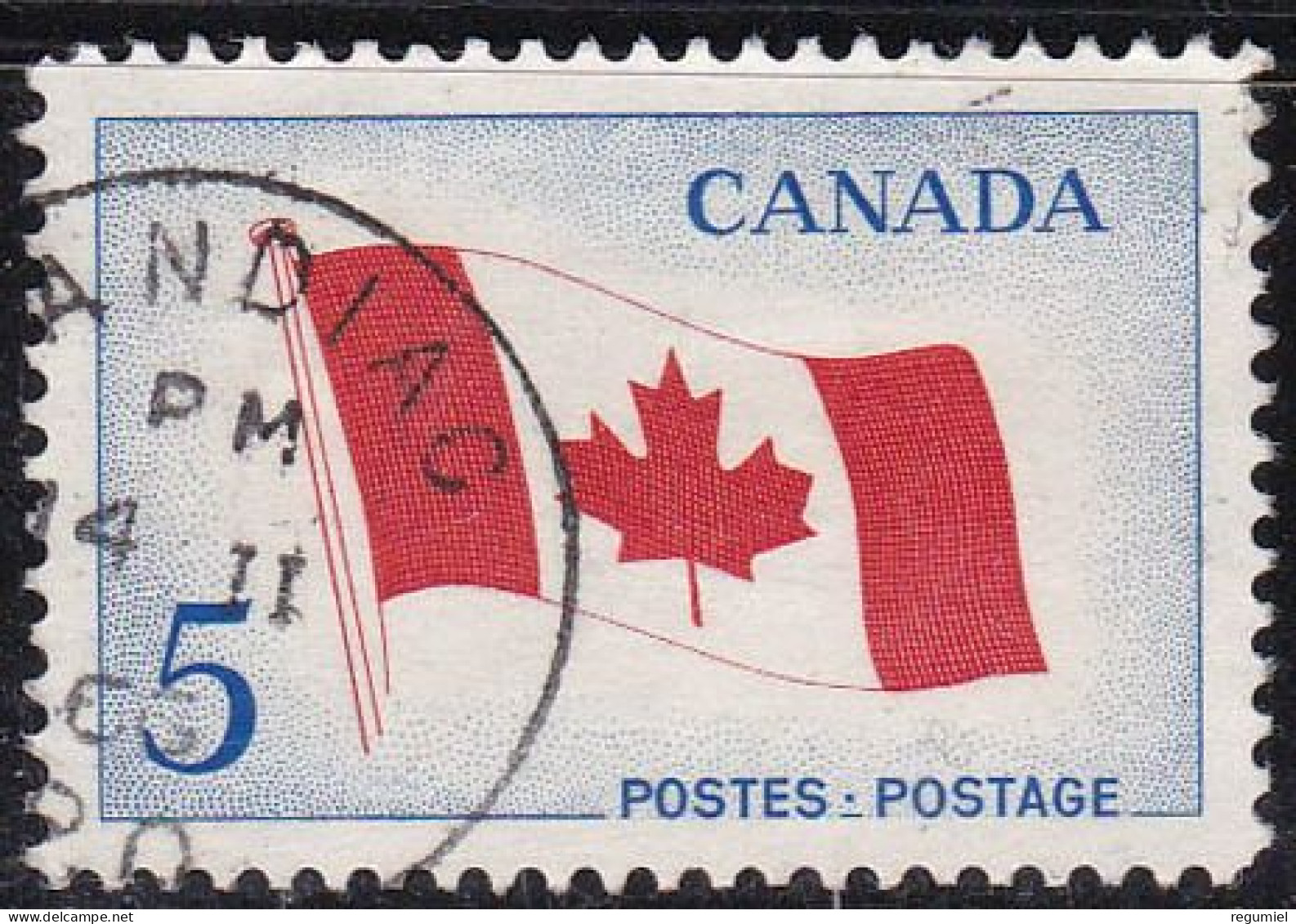 Canada U  363 (o) Usado. 1965 - Usados