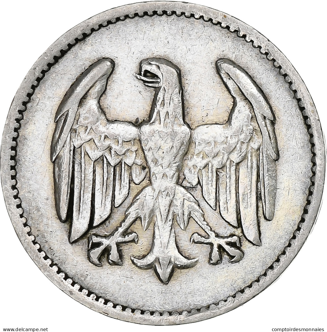 Allemagne, République De Weimar, Mark, 1924, Muldenhütten, Argent, TTB, KM:42 - 1 Mark & 1 Reichsmark