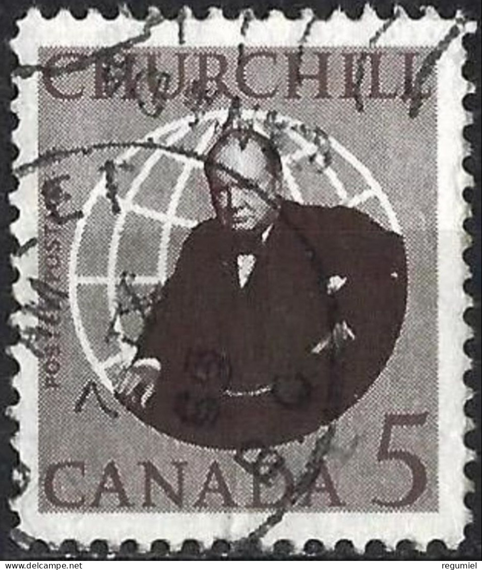 Canada U  364 (o) Usado. 1965 - Usados