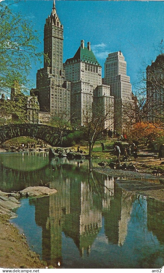 USA  Postal Card  Fifth Avenue Hotels From Central Park, New York City  Unused Card P710 - Central Park