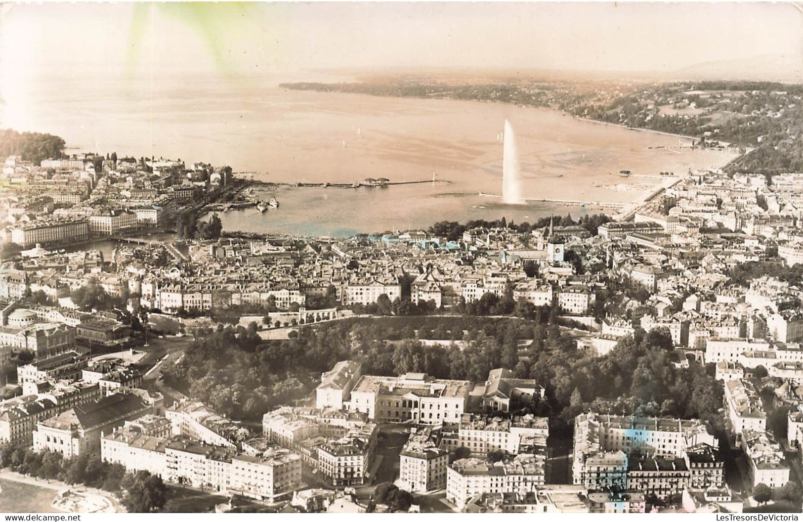 SUISSE - Vue Aérienne De La Ville De Genève - Carte Postale - Genève