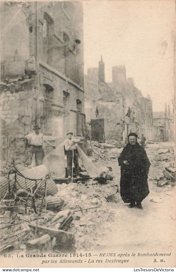 FRANCE - La Grande Guerre 1914-15 - Reims Après Le Biombardement Par Les Allemands - Carte Postale Ancienne - Reims