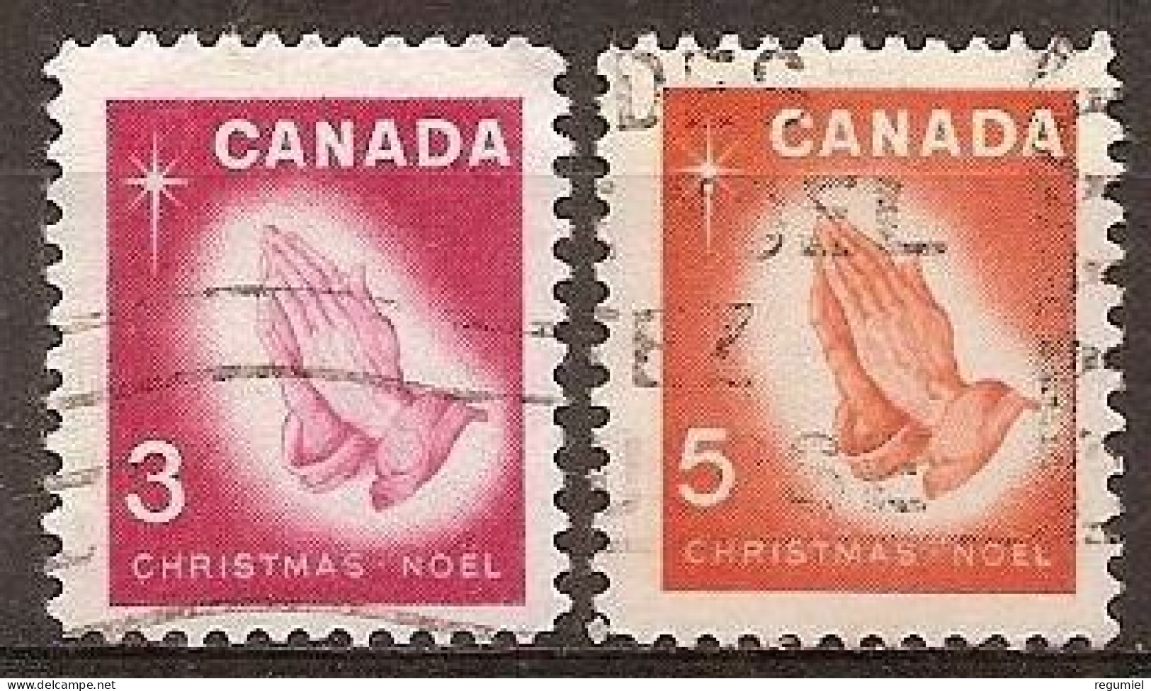 Canada U  375/376 (o) Usado. 1966 - Usati
