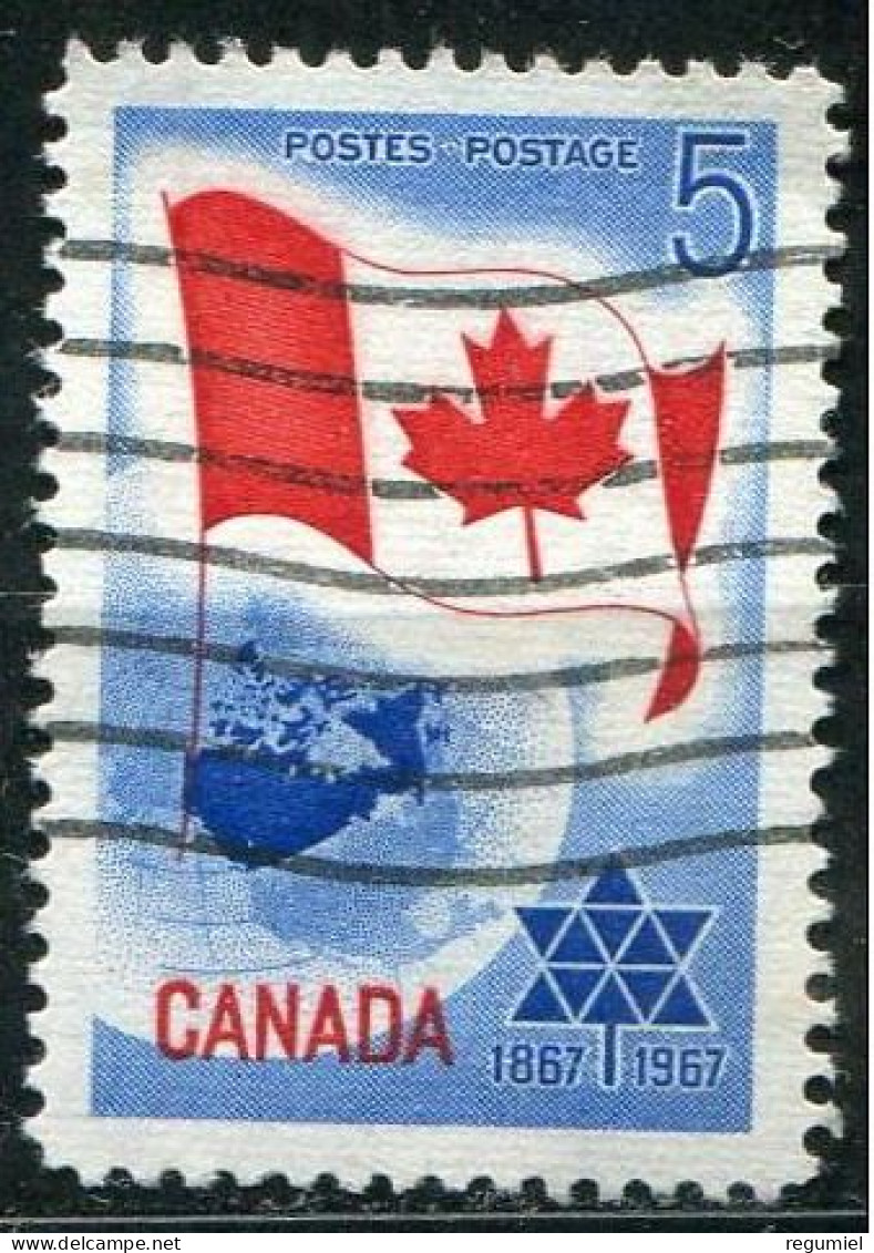Canada U  377 (o) Usado. 1966 - Usados