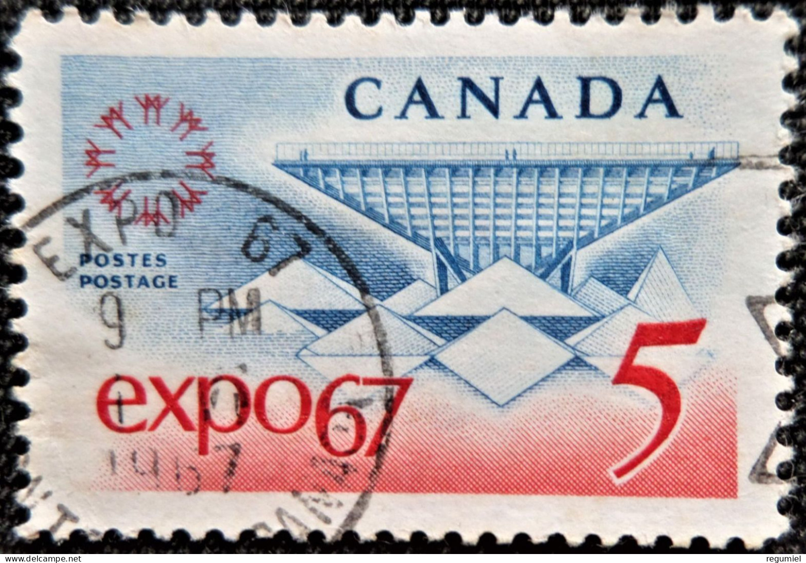 Canada U  390 (o) Usado. 1967 - Gebruikt