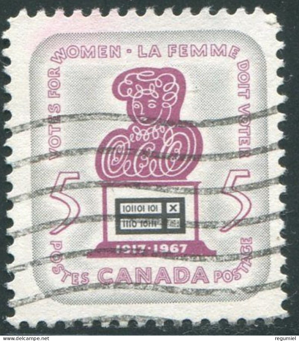 Canada U  391 (o) Usado. 1967 - Usados