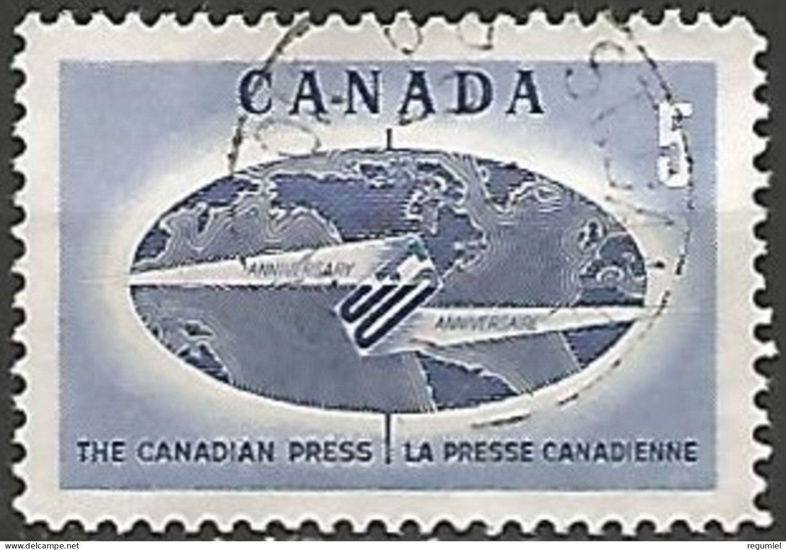 Canada U  394 (o) Usado. 1967 - Oblitérés