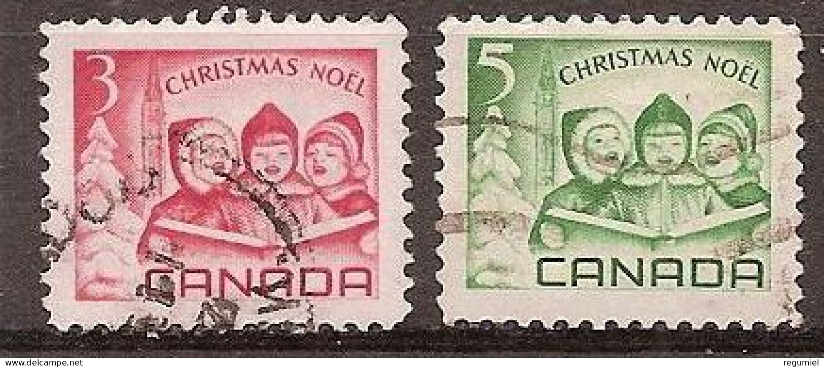 Canada U  397/398 (o) Usado. 1967 - Oblitérés