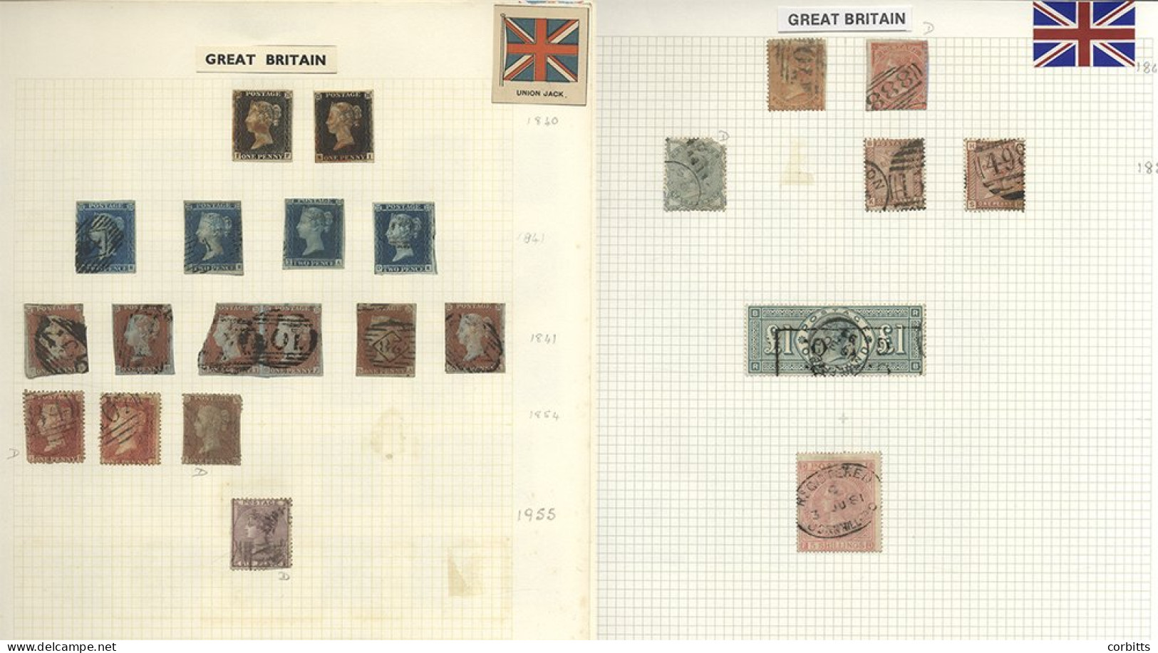 A-Z WORLD COLLECTION Housed In 50 Multi Ring Albums (all Periods), Noted - Better GB Incl. 1d Black (2), Victoria £1 Gre - Other & Unclassified