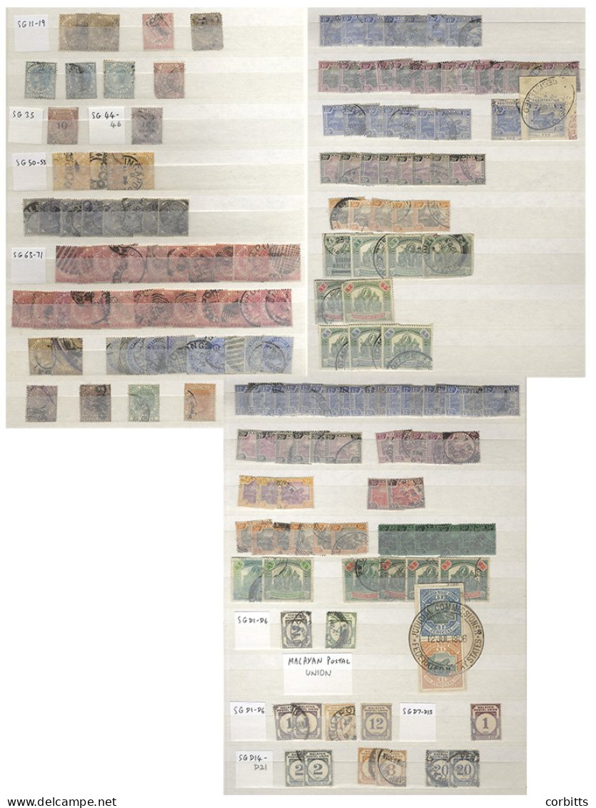 BRITISH COMMONWEALTH Early To Middle/modern Period M & U In Ten Stock Books Of Various Sizes With Duplicated Ranges Incl - Other & Unclassified