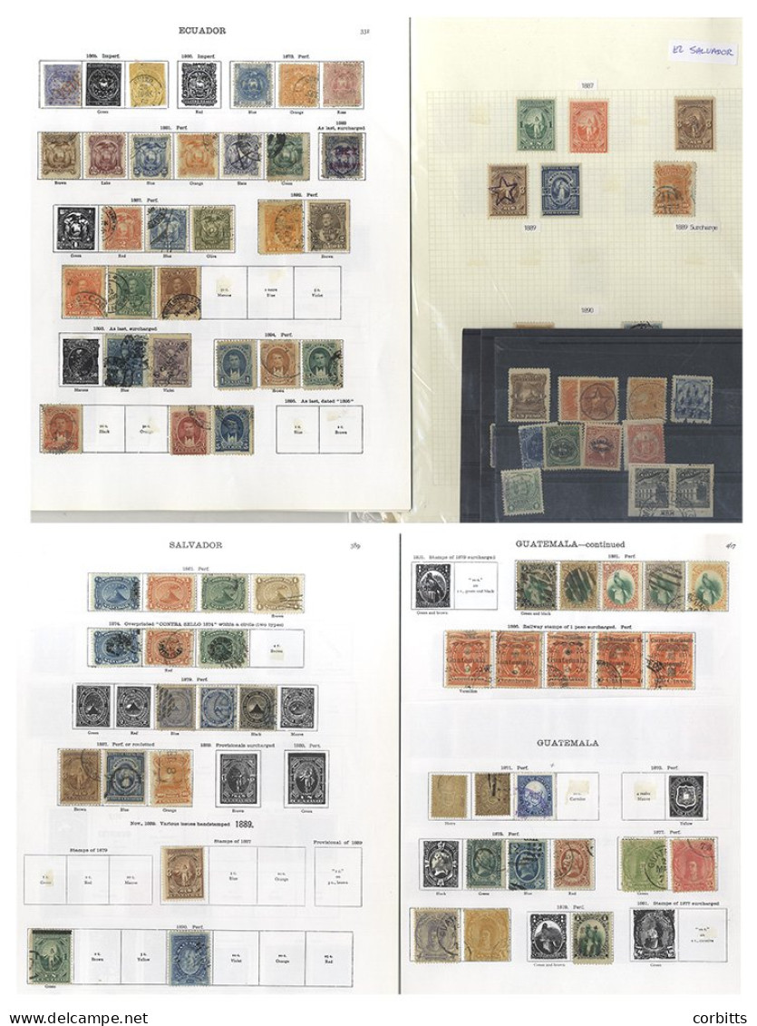 SOUTH & CENTRAL AMERICA Partially Remaindered Collection, Mainly On Ideal Printed Leaves, M & U With Issues To 1936, Inc - Other & Unclassified