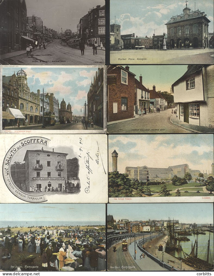 ENGLISH COUNTIES Collection In Two Albums Comprising Mostly Yorkshire (304) & Kent/Sussex (190). - Ohne Zuordnung