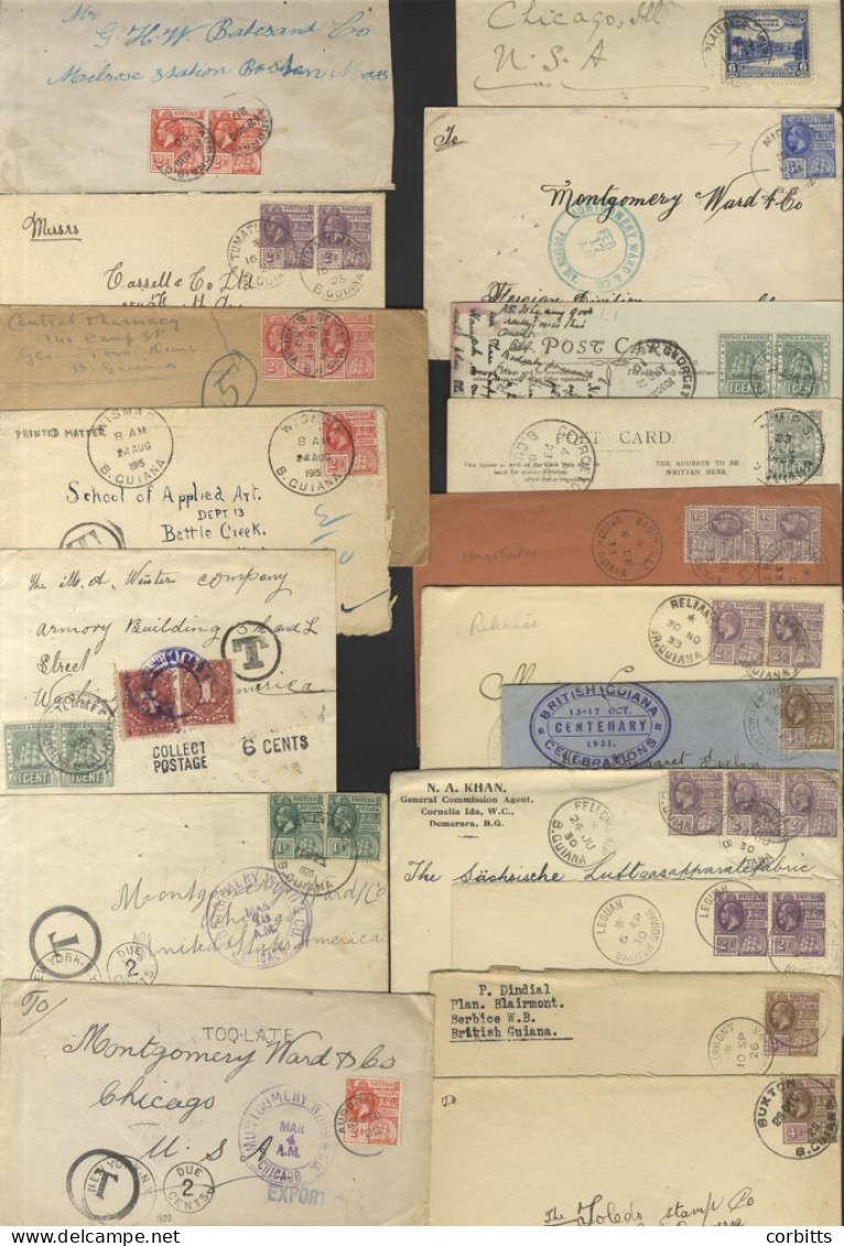 COVERS/CARDS QV-KGV Period Group Of Covers & Cards With A Wide Range Of Frankings & Postal Markings Incl. 1907 Cover To  - Sonstige & Ohne Zuordnung