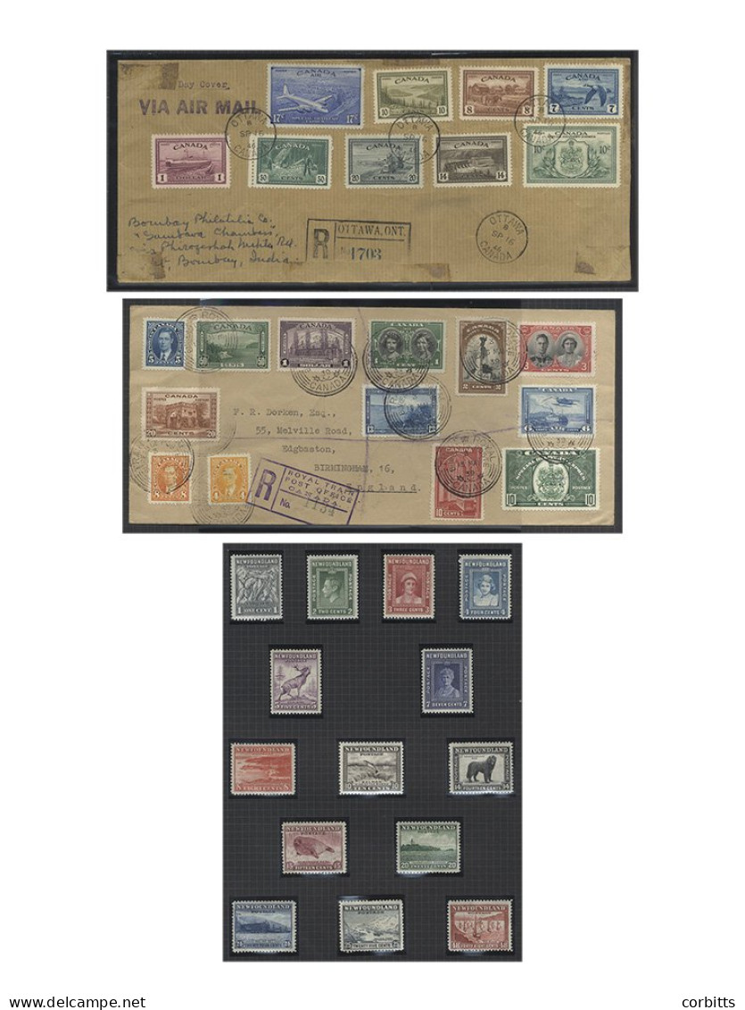 QV-QEII Covers & Unused Or U Postal Stationery Collection In A Ring Binder Incl. QV Large Head 1c (5) & 2c (2) Stationer - Altri & Non Classificati