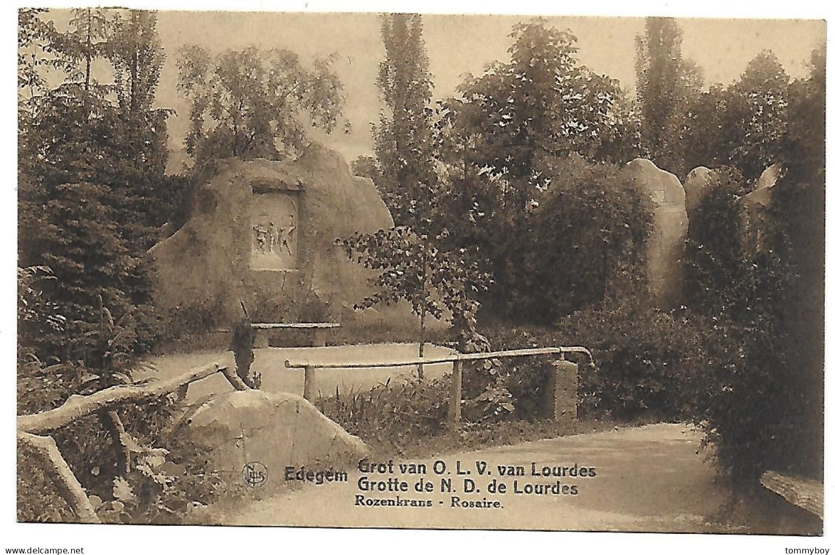 CPA Edegem, Grot Van O. L. V. Van Lourdes, Rozenkrans - Edegem