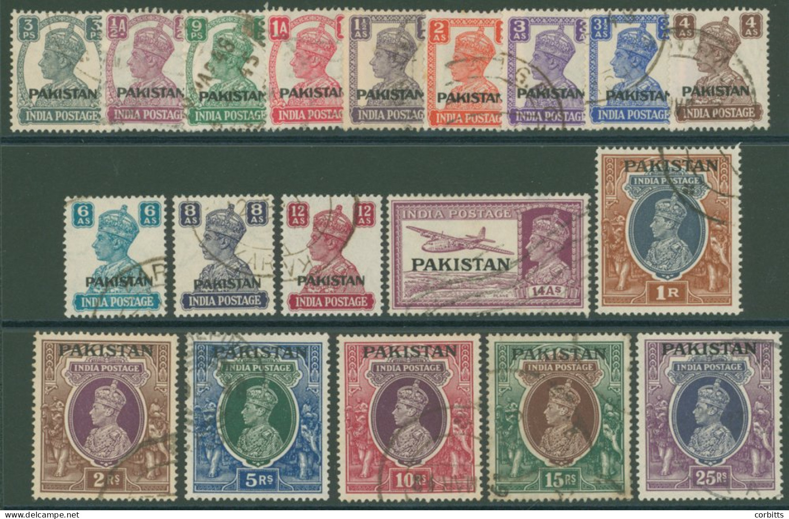 1947 Defin Set FU, SG.1/19, Cat. £300 (19) - Altri & Non Classificati