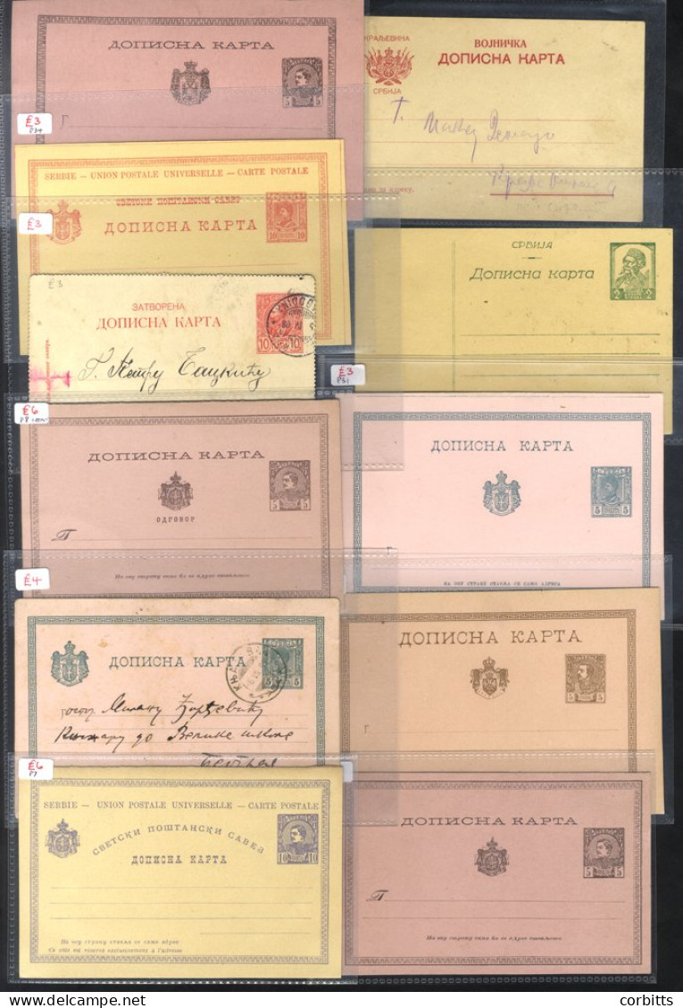C1880's-1910's (mainly Unused) Postal Stationery Incl. Postcards, Reply Cards, Letter Cards, Mandates, Parcel Card, Scar - Autres & Non Classés