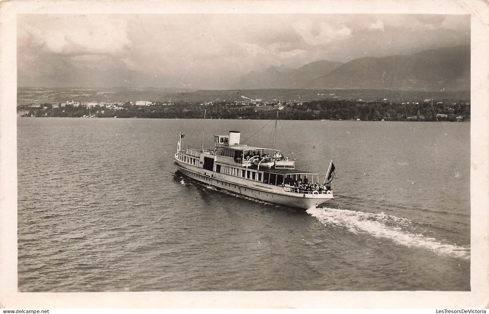 SUISSE - Lac Leman - Le Bateau Suisse - Carte Postale - Sonstige & Ohne Zuordnung