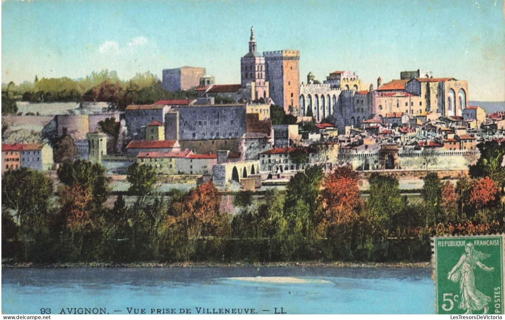 FRANCE - Avignon - Vue Prise De Villeneuve - Carte Postale Ancienne - Avignon