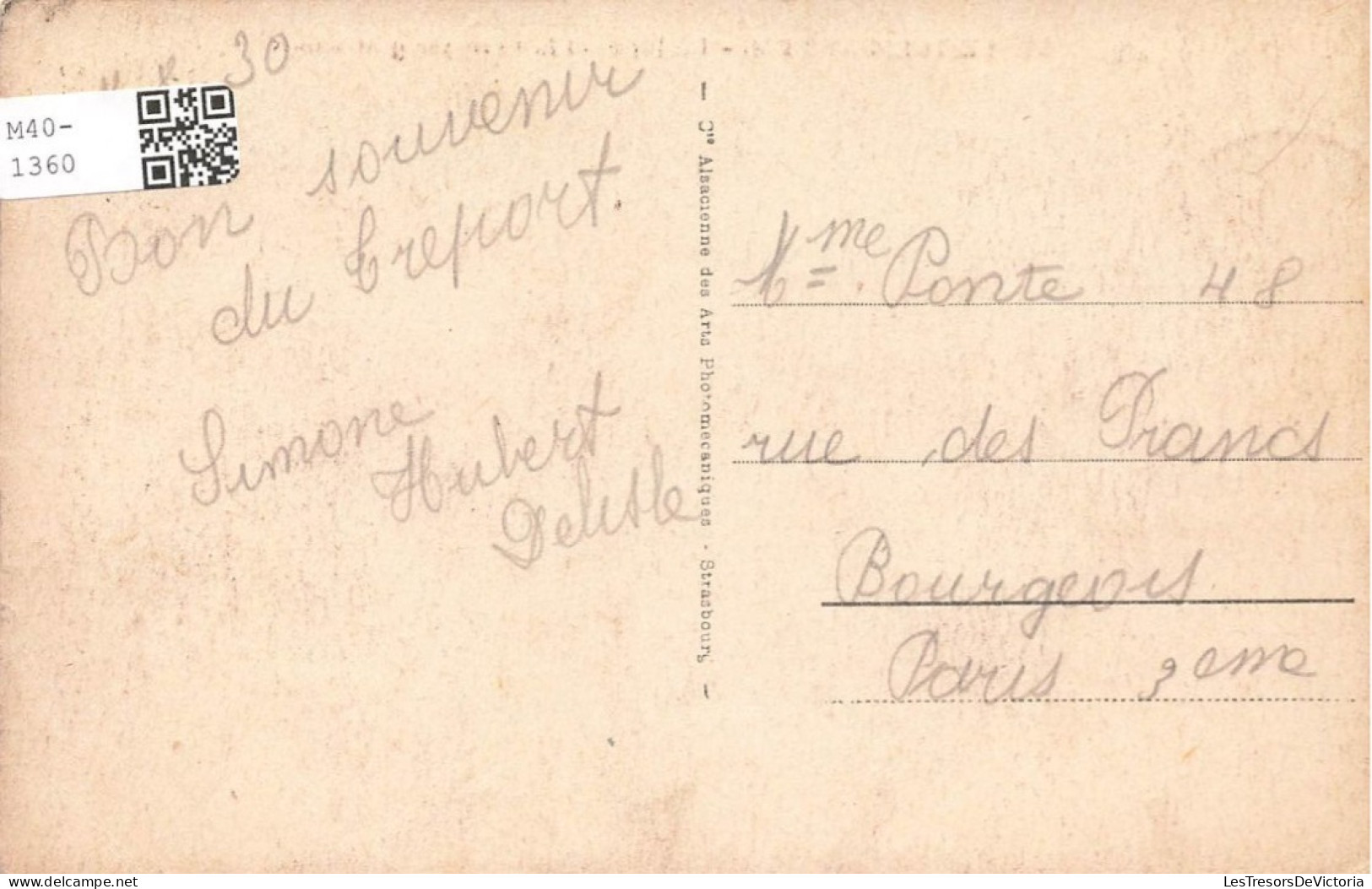 FRANCE - Le Tréport Mers - Vue Générale De La Digue Et La Gar Gros Temps - Carte Postale Ancienne - Le Treport
