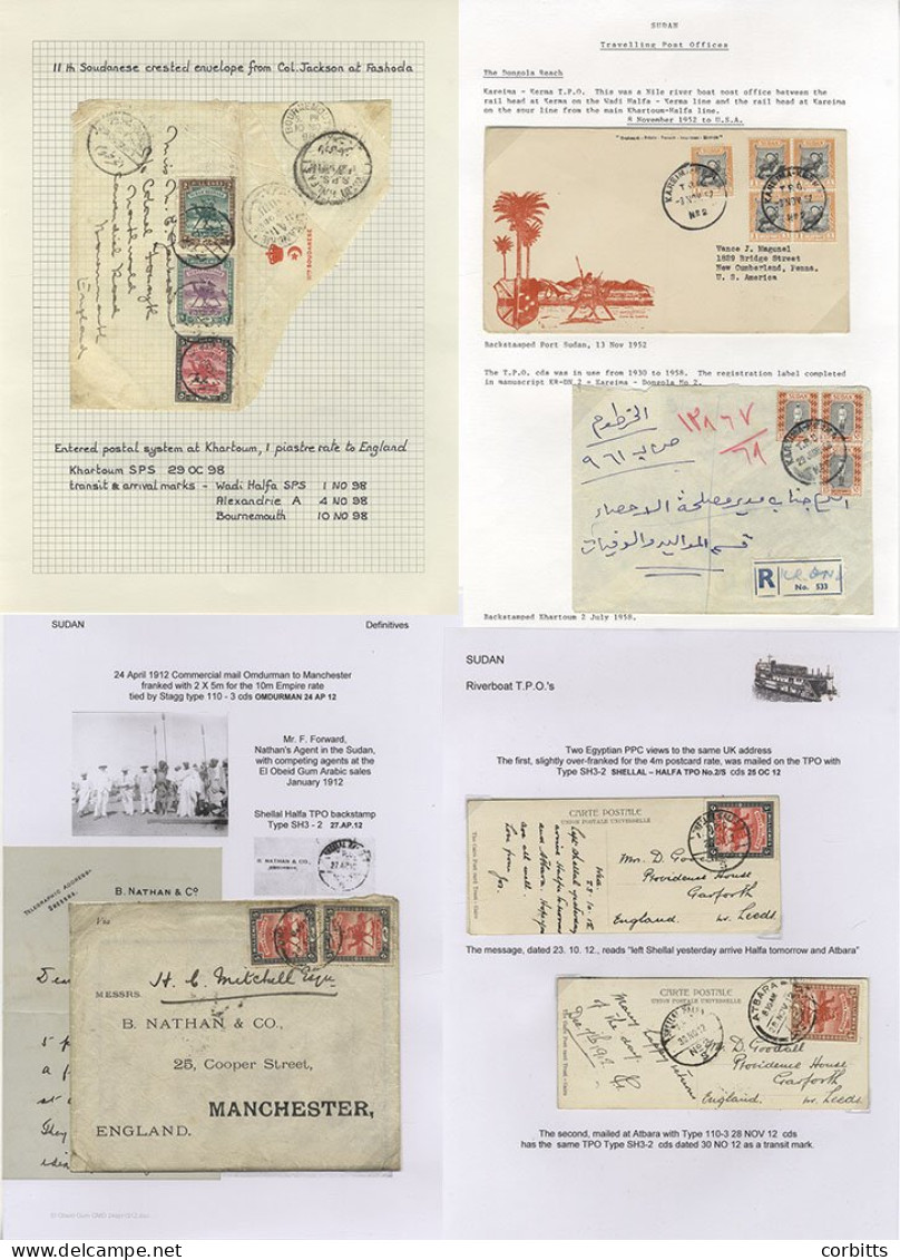 POSTAL HISTORY Accumulation (approx 150 Covers) Housed In A4 Protectors Or Loose C1900-60, Many With Arab Postman Franki - Sonstige & Ohne Zuordnung