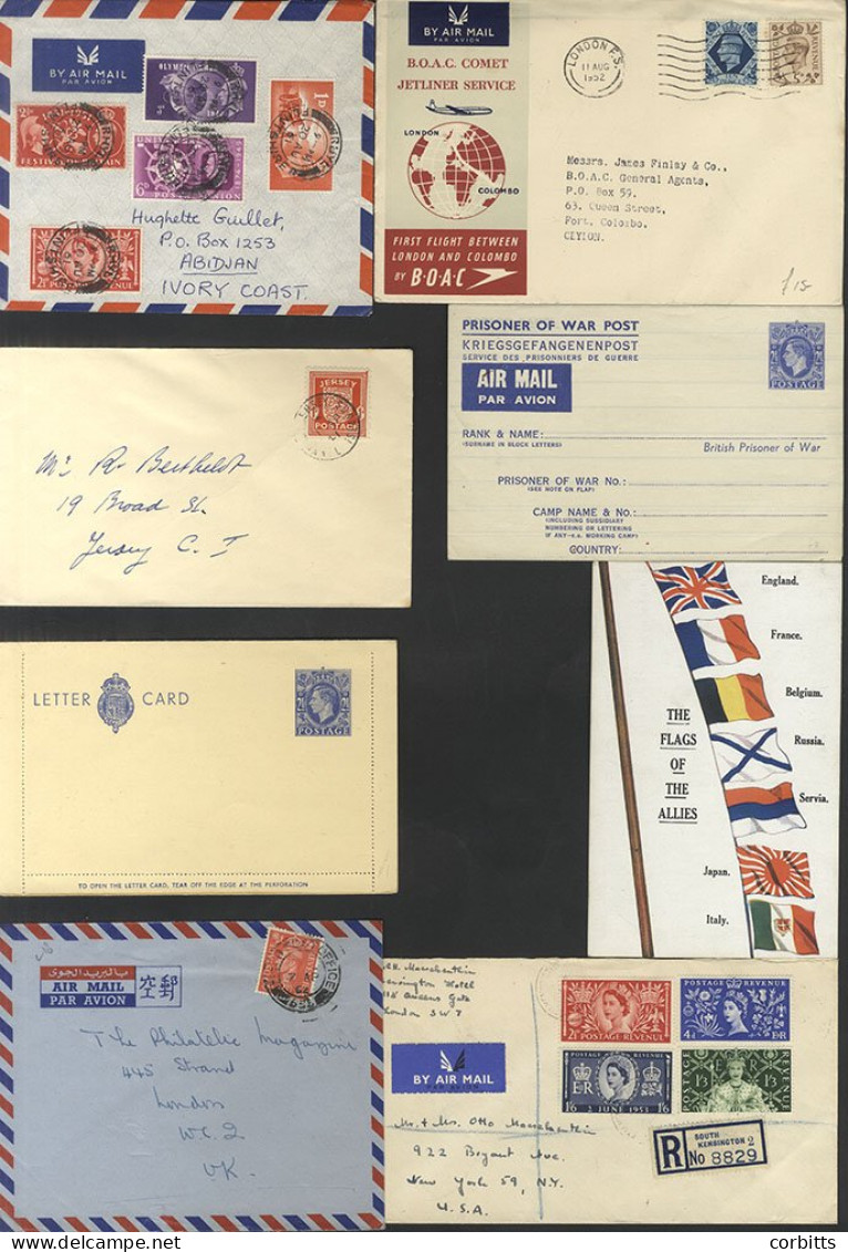 RANGE OF COVERS In A Packet With 1950's-60's Field Post Office Covers (15), A Few QV Covers & Cards, A Couple Of First F - Other & Unclassified