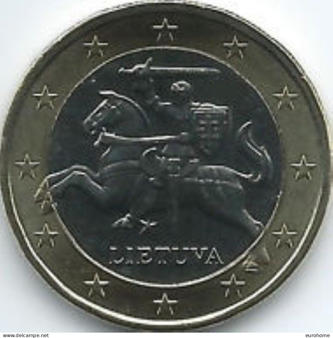 Litauen 2024   1 Euro  UNC Uit De Bu - Coffret  Zeer Zeldzaam - Rare    7.000 Ex !!!! - Lituanie