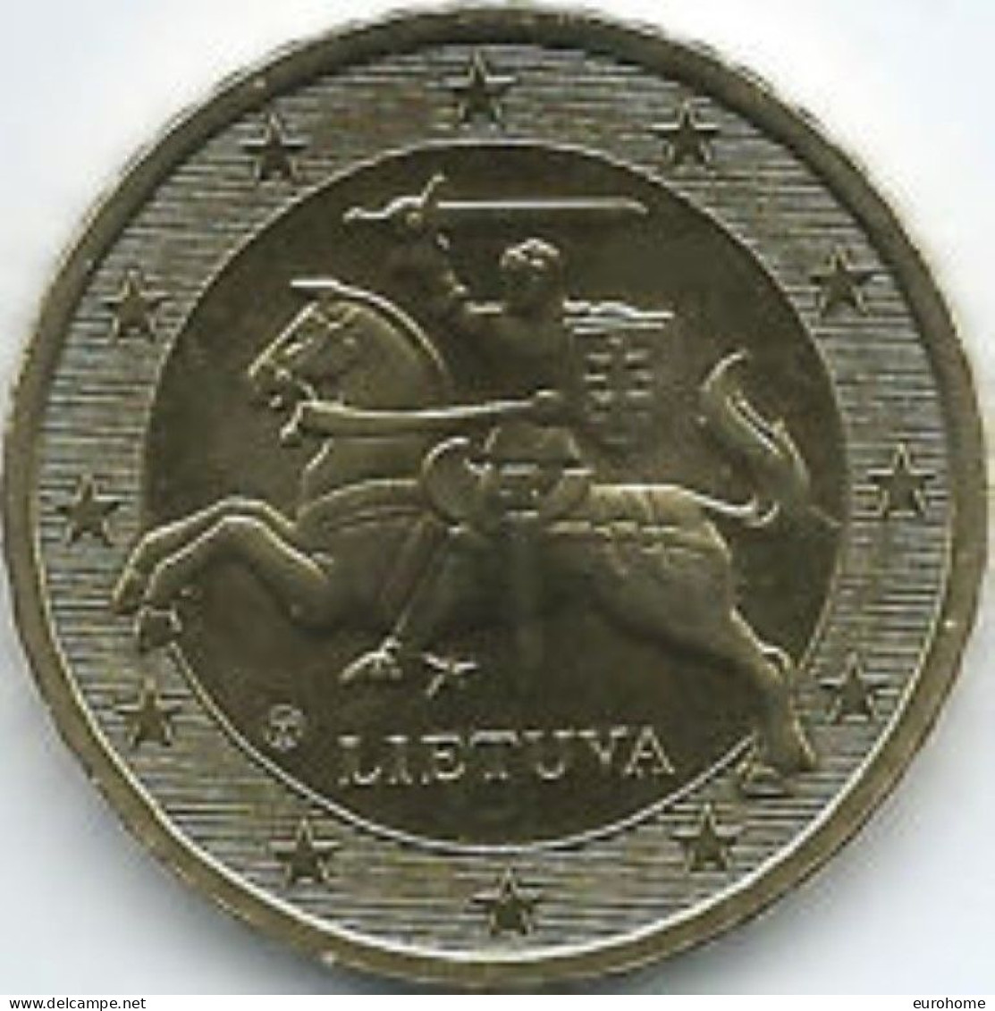 Litauen 2024   50 Cent  UNC Uit De Bu - Coffret  Zeer Zeldzaam - Rare    7.000 Ex !!!! - Lithuania