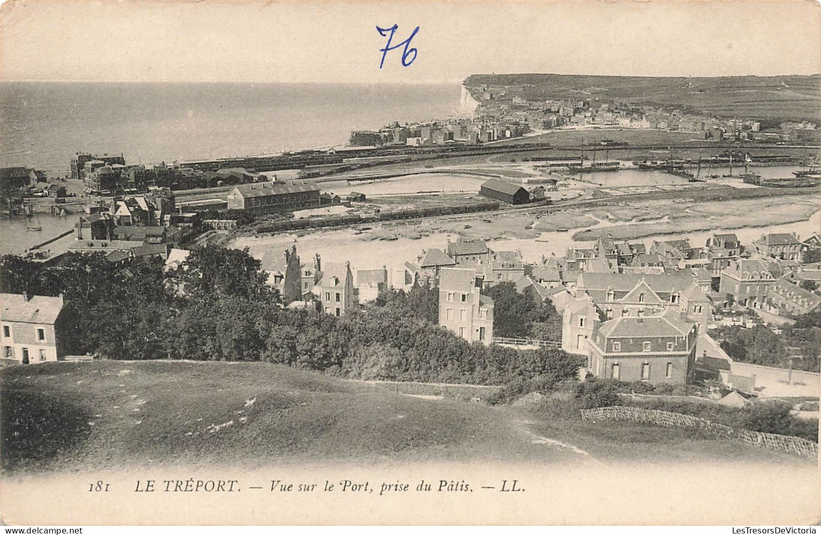 FRANCE - Le Tréport Mers - Vue Générale Sur Le Port, Prise Du Patis - L L  - Carte Postale Ancienne - Le Treport