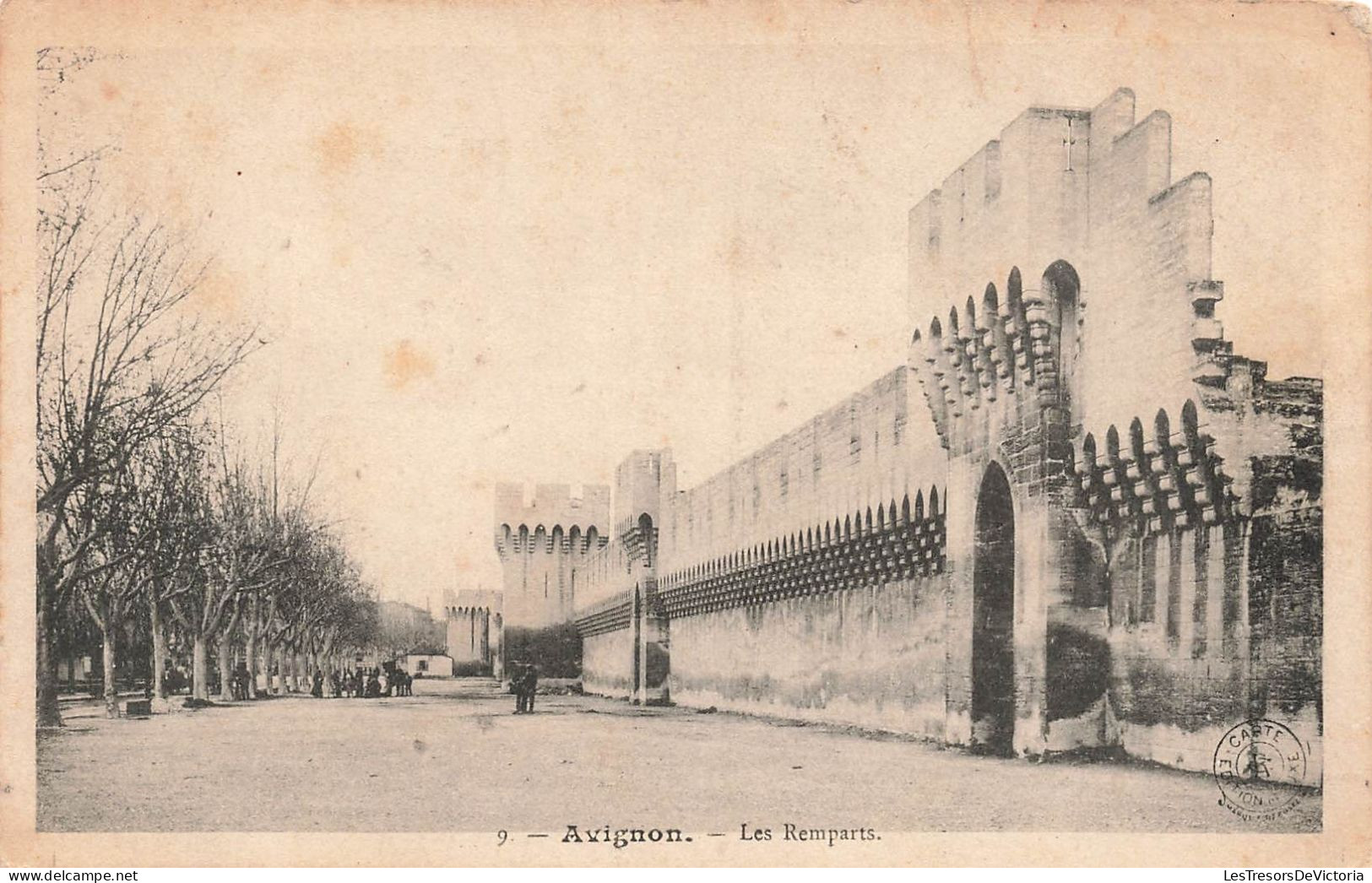 FRANCE - Avignonn - Les Remparts - Carte Postale Ancienne - Avignon