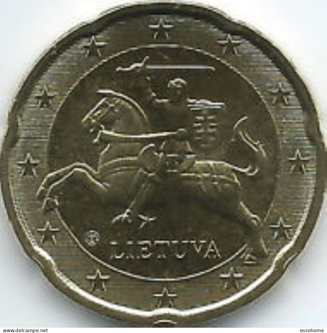 Litauen 2024   20 Cent  UNC Uit De Bu - Coffret  Zeer Zeldzaam - Rare    7.000 Ex !!!! - Lithuania