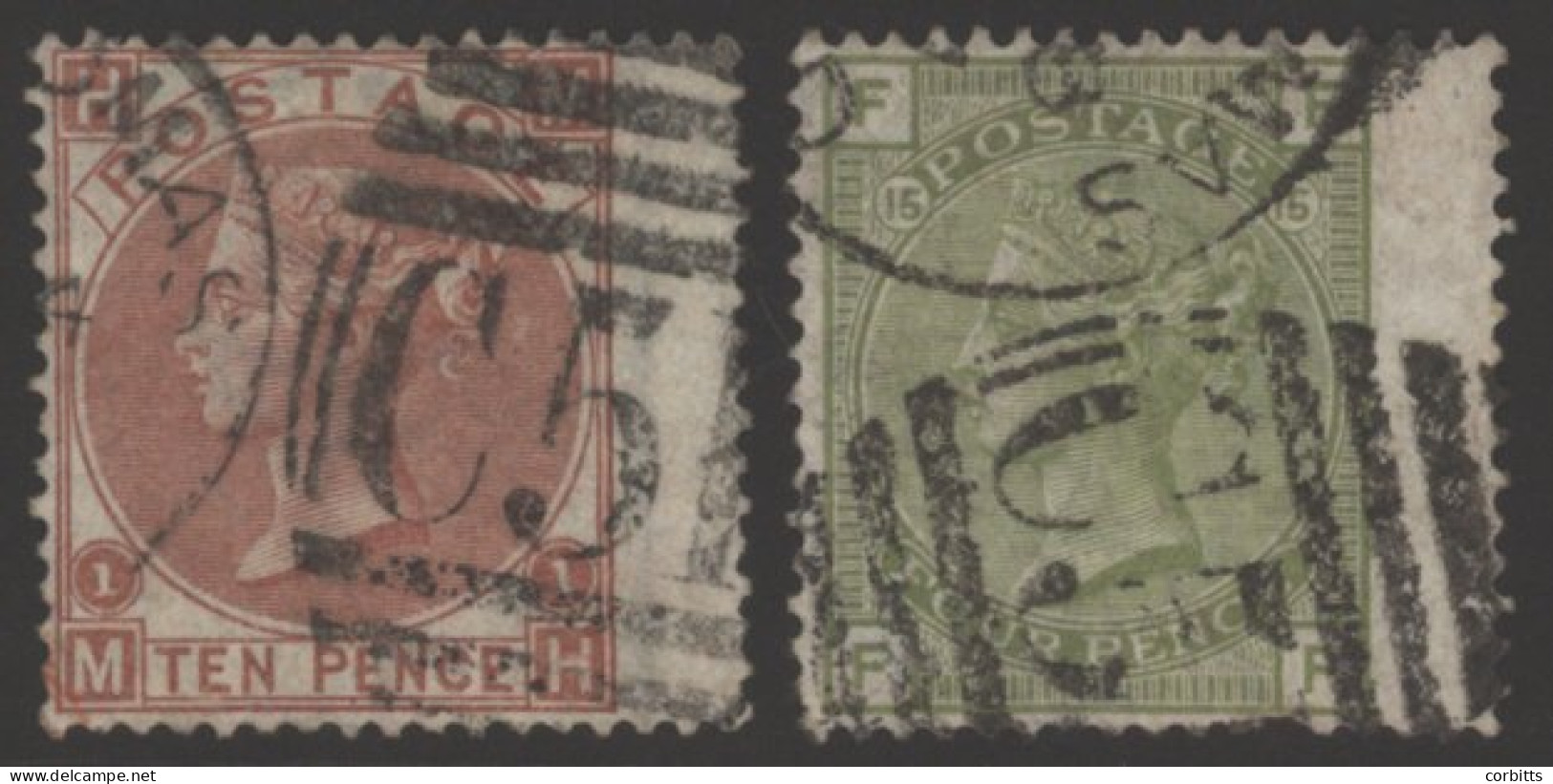 DANISH WEST INDIES - ST. THOMAS 1867 10d Red-brown Nice Looking Wing Margin Example With Good C51 Cancel (tiny Closed Te - Sonstige & Ohne Zuordnung