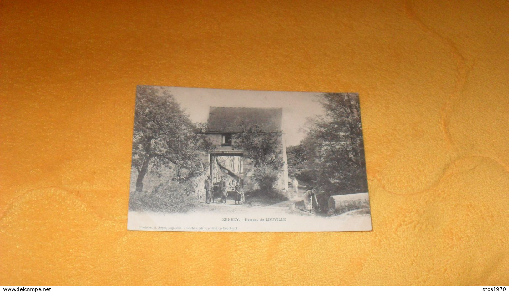 CARTE POSTALE ANCIENNE NON CIRCULEE DATE ?../ ENNERY.- HAMEAU DE LOUVILLE.. - Ennery