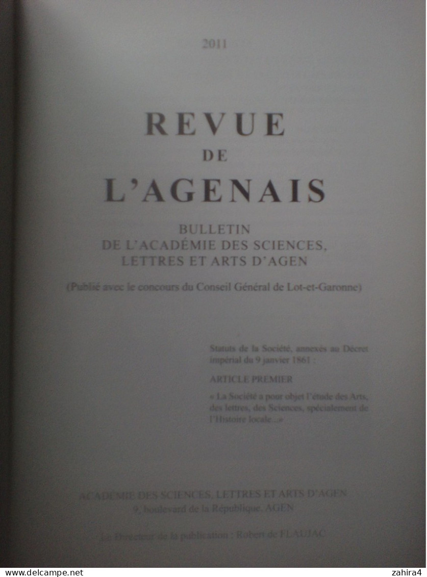 L & G Revue De L'Agenais N°2 D Christiaens De Gervais Ingénieur Du Roi Le Nain M Cottenceau H Delpont Louis XI M Coste - Aquitaine