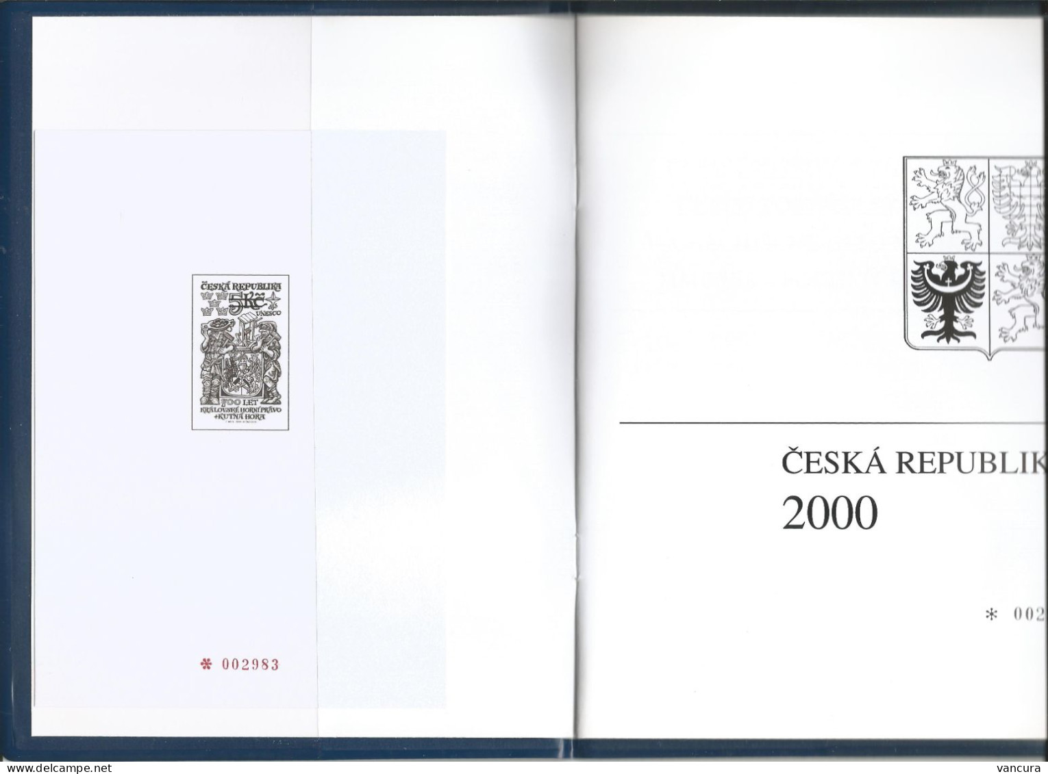 Czech Republic Year Book 2000 (with Blackprint) - Años Completos
