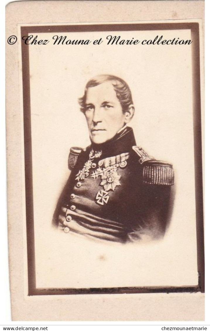 LOT DE 2 CDV PHOTO ROIS DE BELGIQUE DES BELGES LEOPOLD IER ET II - Personalità