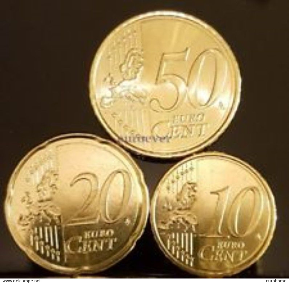 Litauen 2024   10-20-50 Cent   UNC Uit De Bu - Coffret  Zeer Zeldzaam - Rare    7.000 Ex !!!! - Lituania