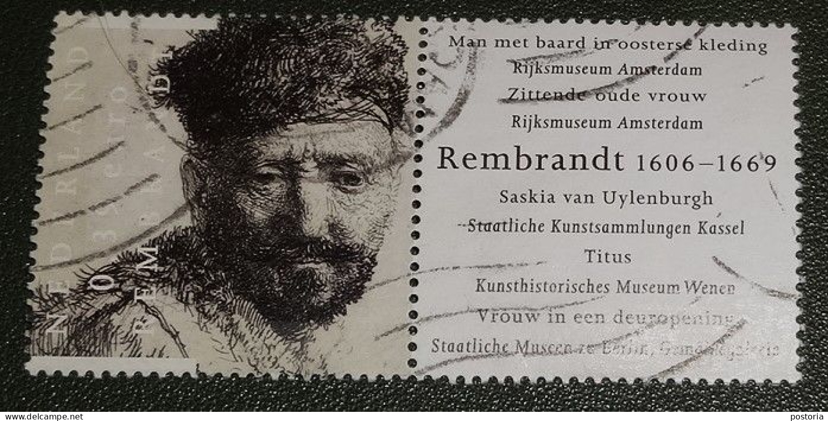 Nederland - NVPH - 2429 - 2006 - Gebruikt - Cancelled - Rembrandt - Met Tab - Man Met Baard - Usati