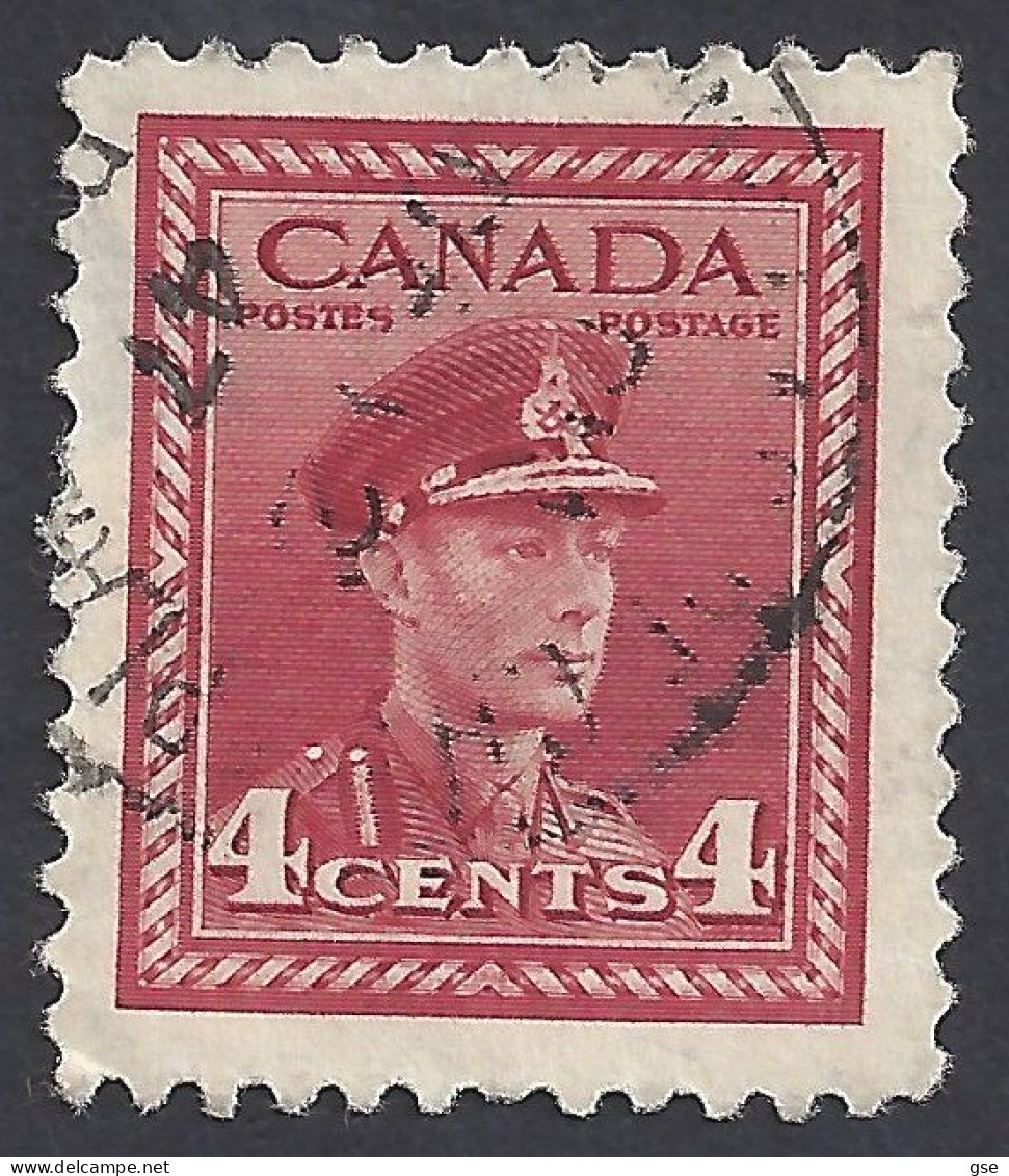 CANADA 1943-8 - Yvert 209° - Giorgio VI | - Used Stamps