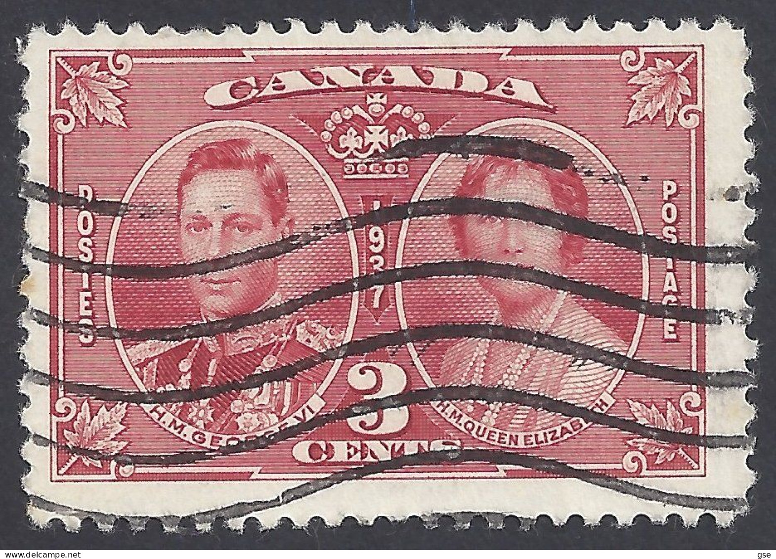 CANADA 1937 - Yvert 196° - Incoronazione | - Used Stamps